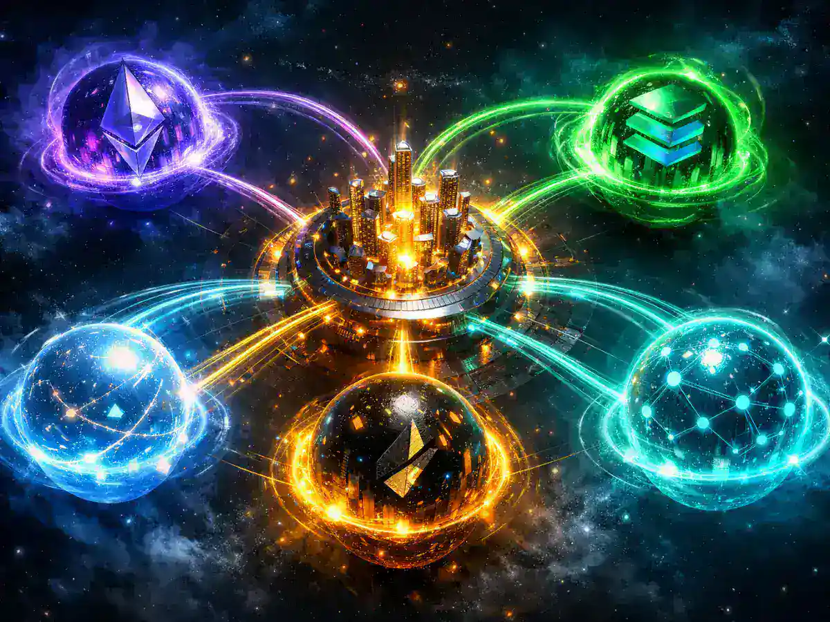 Top blockchain platform for RWA tokenization 2026, comparison graphic showing Ethereum, Solana, Algorand, Stellar, and XDC Network with metrics for TPS, compliance features, and RWA market share.